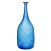 KOSTA BODA RED RIM BLUE BOTTLE