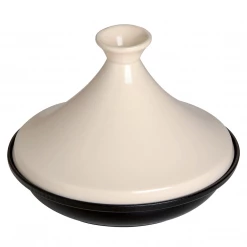 Staub Cast Iron 0.5-Quart Tajine - Cream