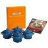 COOKWARE Le Creuset Mini Cocottes Set With Cookbook - Marseille