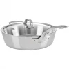 Viking Contemporary 3-Ply Stainless Steel Sautã© Pan With Lid, 4.8 Quart COOKWARE