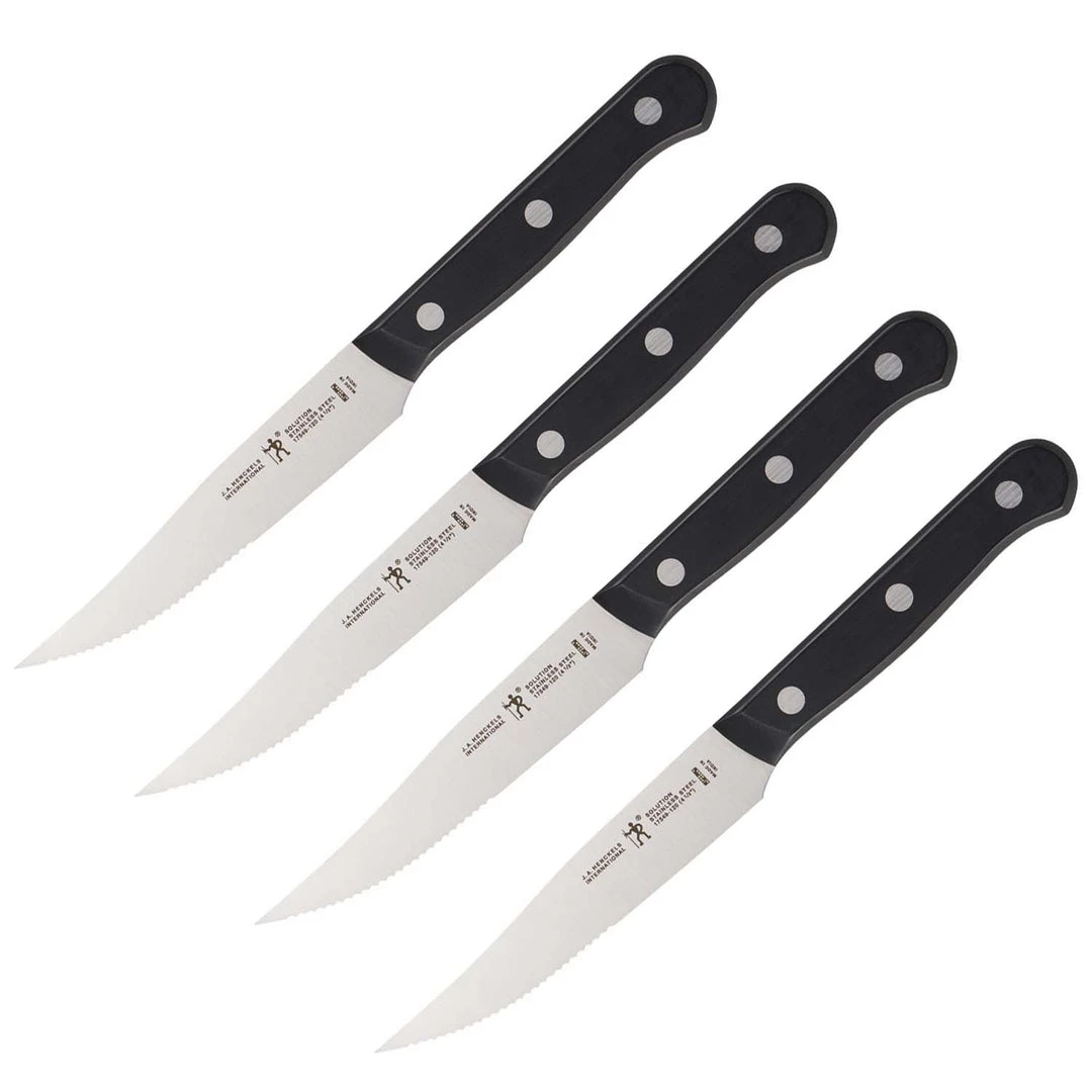 J.A. Henckels International Solution 4-Piece Steak Knife Set CUTLERY 3 J.A. Henckels International Solution 4-Piece Steak Knife Set CUTLERY