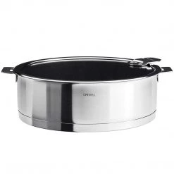 Cristel Strate Detachable Handle 4.4-Quart Saute Pan - Exceliss Non Stick Coating