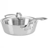 COOKWARE Viking Contemporary 3-Ply Stainless Steel Sautã© Pan With Lid, 3.6 Quart