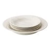 Anolon Ceramics Stoneware Pasta/Soup Bowls, 5 Piece, Marble White COOKWARE