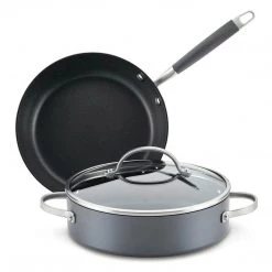 Anolon Advanced Hard-Anodized Nonstick 3-Piece Cookware Set. Moonstone