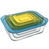 Joseph Joseph Nest Glass Storage 4-Piece Food Container Set COOKS TOOLS