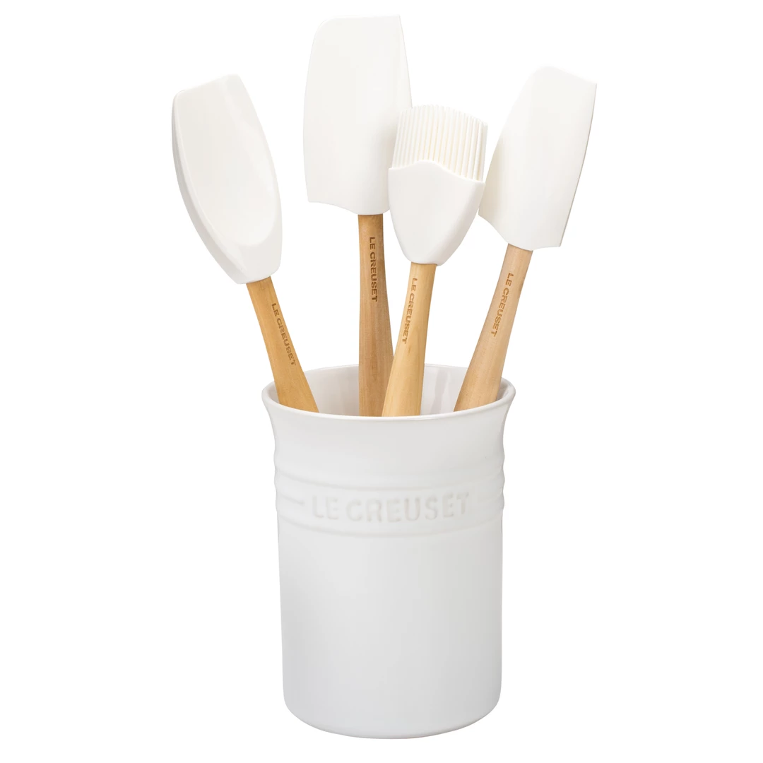 Le Creuset Craft Series 5-Piece Utensil Set - White COOKWARE 3 Le Creuset Craft Series 5-Piece Utensil Set - White COOKWARE