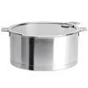Cristel Detachable Handle Strate Saucepan 1.5-Quart With Flat Glass Lid COOKWARE