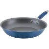 COOKWARE Anolon Advanced Home Hard-Anodized Nonstick Skillet, 12.75-Inch, Indigo