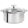 Cristel Mutine Detachable Handle 4-Quart Stewpan With Domed Glass Lid COOKWARE