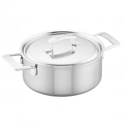 Demeyere Industry 5-Ply 5.5-Quart Stainless Steel Dutch Oven COOKWARE