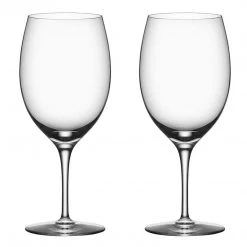 TABLETOP & BAR Orrefors Premier 24 Oz. All Purpose Steware, Set Of 2, 9 1/16" X 3 15/16", Clear