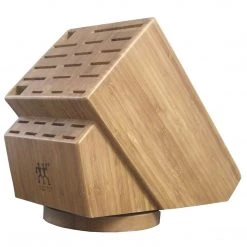 Zwilling J.A. Henckels Accessories 26-Slot Bamboo Swivel Knife Block