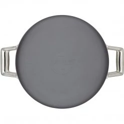 COOKWARE Anolon Authority Hard-Anodized Nonstick Covered Dutch Oven With Steamer Insert, 5-Quarts, Gray