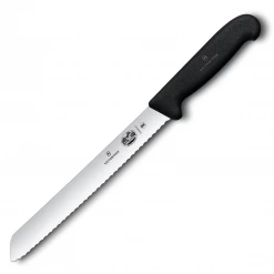 CUTLERY Victorinox Fibrox Pro 8'' Slant-Tip Serrated Blade