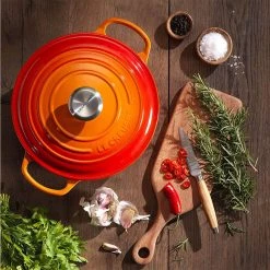 COOKWARE Le Creuset 3.5 Qt. Signature Round Dutch Oven - Flame
