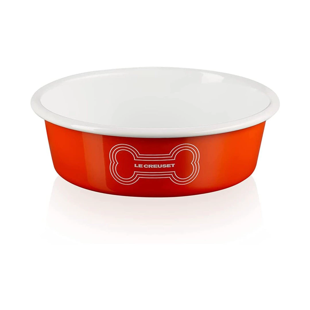 Le Creuset 4 Cup Medium Dog Bowl - Orange 7 Le Creuset 4 Cup Medium Dog Bowl - Orange
