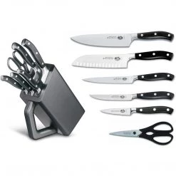 Victorinox Grand Maitre, Forged, 6-Piece Block Set, Black CUTLERY