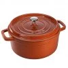 Staub Cast Iron 4-Quart Round Cocotte - Burnt Orange COOKWARE