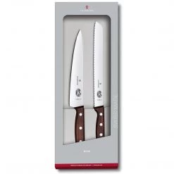 Victorinox Wood 2-Piece Kitchen Set (7.5" Carving, 8" Bread) CUTLERY