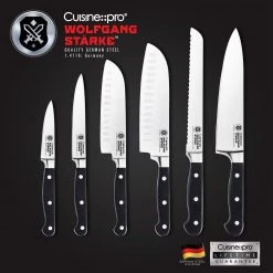 CUTLERY Cuisine::pro Wolfgang Starke Klar Knife Block 7Pc