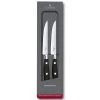 Victorinox Grand Maitre Forged, 2-Piece Steak Set (4.5" Serrated, Spear Point), Black