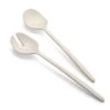 Guzzini Guzzinchesi SALAD SERVERS TIERRA Milk White 0,79x11,02x11,02 Inches. CUTLERY