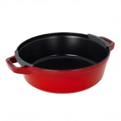 Staub Cast Iron 4-pc Stackable Set - Cherry COOKWARE