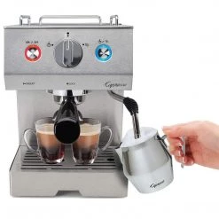 COFFEE & TEA Capresso Cafe Select Professional Stainless Steel Espresso And Cappuccino Machine