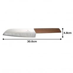 CUTLERY Victorinox Swiss Modern 7"Santoku Granton Blade, Walnut 21 CUTLERY Victorinox Swiss Modern 7