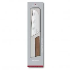 CUTLERY Victorinox Swiss Modern 7"Santoku Granton Blade, Walnut 18 CUTLERY Victorinox Swiss Modern 7