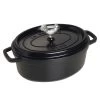 COOKWARE Staub Cast Iron 4.25-qt Coq Au Vin Cocotte - Matte Black, Made In France