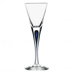 Orrefors Intermezzo Blue 2 Ounce Snaps