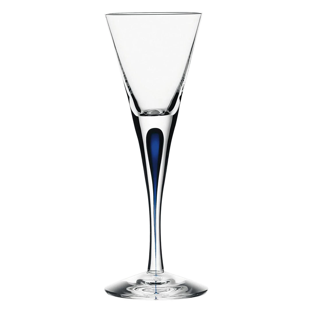 Orrefors Intermezzo Blue 2 Ounce Snaps 3 Orrefors Intermezzo Blue 2 Ounce Snaps