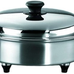 Hammer Stahl Stainless Steel 11 Inch Oil Core Electric Skillet