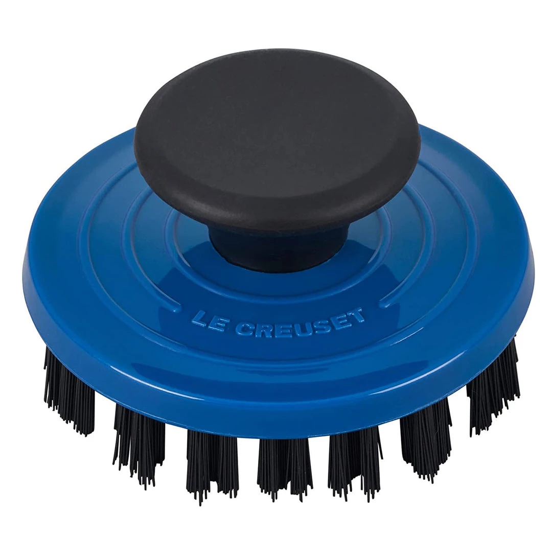 COOKS TOOLS Le Creuset 3 1/4" X 3 1/4" Nylon Brush - Marseille 3 COOKS TOOLS Le Creuset 3 1/4" X 3 1/4" Nylon Brush - Marseille