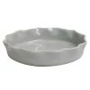 CASAFINA RUFFLED PIE DISH - GRAY