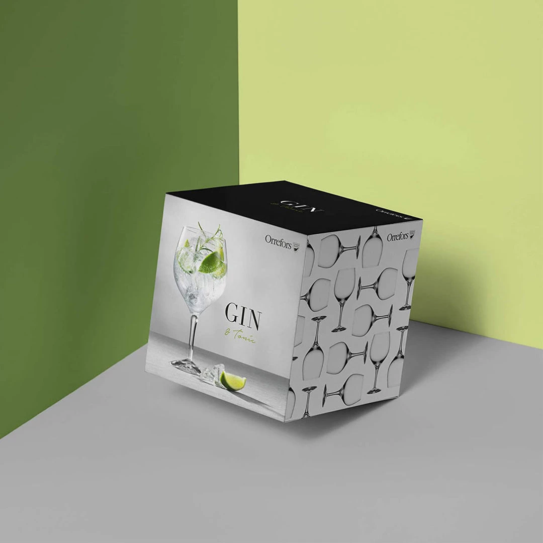 Orrefors Gin And Tonic Glass, Set Of 4, 4 Count (Pack Of 1) 8 Orrefors Gin And Tonic Glass, Set Of 4, 4 Count (Pack Of 1)