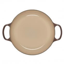 Le Creuset Signature Truffle 5 Quart Covered Brasier With Copper Knob COOKWARE