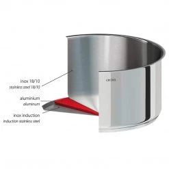 COOKWARE CRISTEL, 4" Mini 18-10 Stainless Steel Roaster - Extra