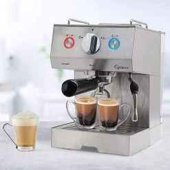 COFFEE & TEA Capresso Cafe Select Professional Stainless Steel Espresso And Cappuccino Machine
