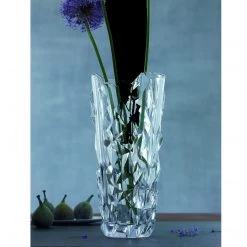 Nachtmann Crystal Sculpture Vase, Round