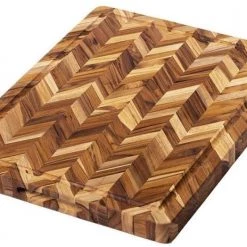 CUTLERY Teakhaus Carving/cutting Board | Herring W/Juice Canal | 16x12x1.5