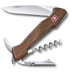Victorinox Swiss Army Knife, Wine Master With Leather Pouch, Walnut