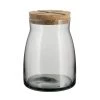 HOME KOSTA BODA BRUK JAR WITH CORK GREY LG