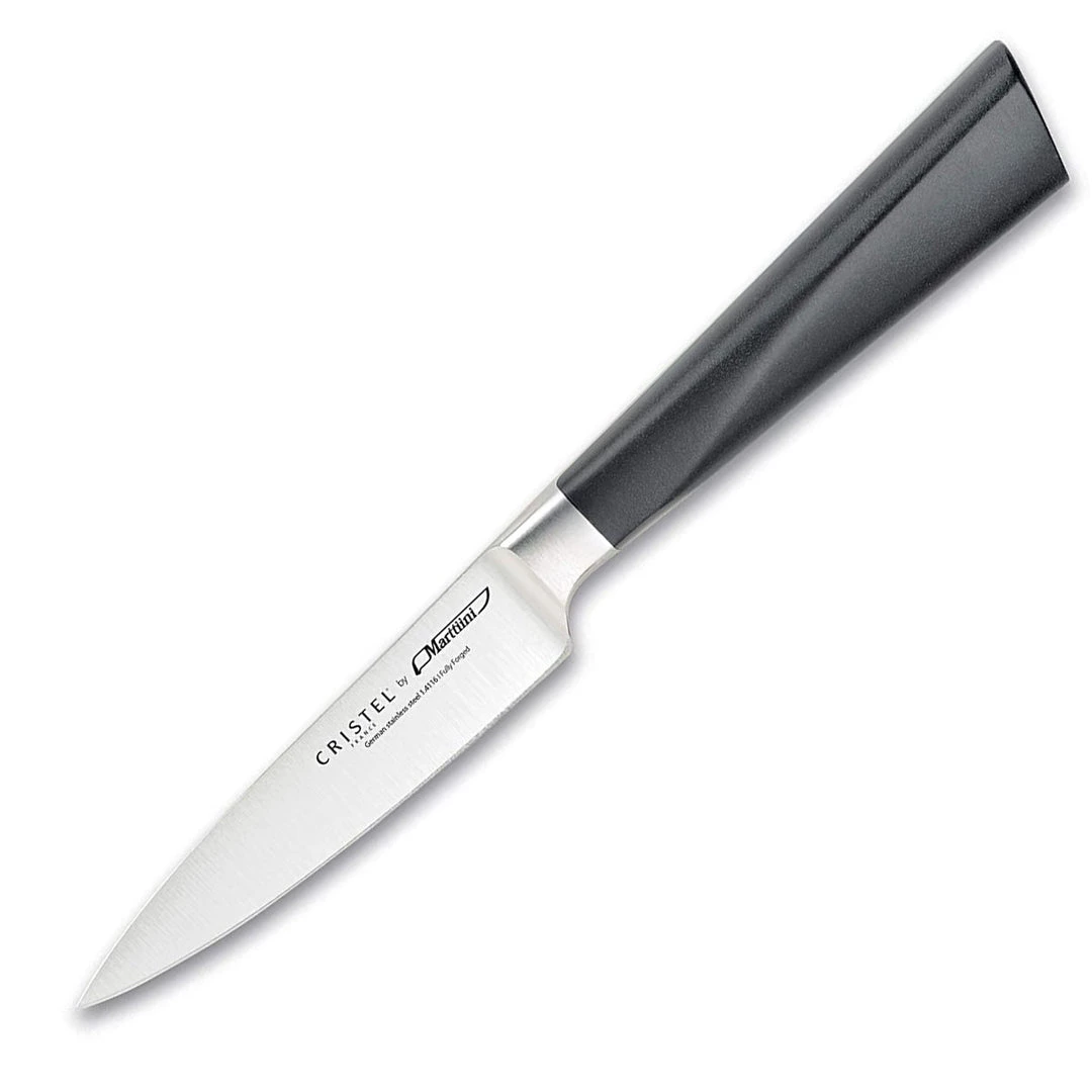 CUTLERY CRISTEL, 1.4116 Grade Stainless Steel Paring Knife, Perfectly Balanced, Cristel X Marttiini, 3.5". 3 CUTLERY CRISTEL, 1.4116 Grade Stainless Steel Paring Knife, Perfectly Balanced, Cristel X Marttiini, 3.5".