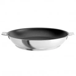 Cristel Strate Detachable Handle 9.5'' Deep Frying Pan - Exceliss Non-Stick Coating COOKWARE