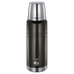 COOKWARE Cilio Monte Insulated Stainless Steel Travel Beverage Bottle, 16 Oz, Black