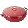 COOKWARE Staub Cast Iron 3.5-Quart Braiser - Cherry