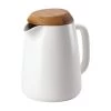 BonJour Wayfarer Ceramic Coffee Pot, 34 Ounce, Matte White COOKWARE